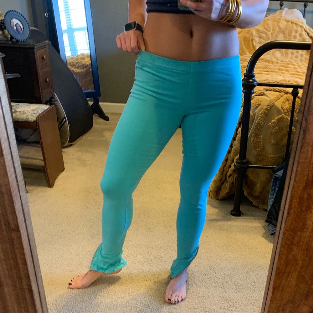 Joes jeans teal legging